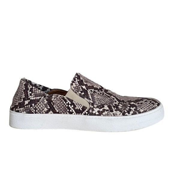 Steve Madden Fayna Snakeskin Print Slip On Sneakers 9 - Picture 2 of 16